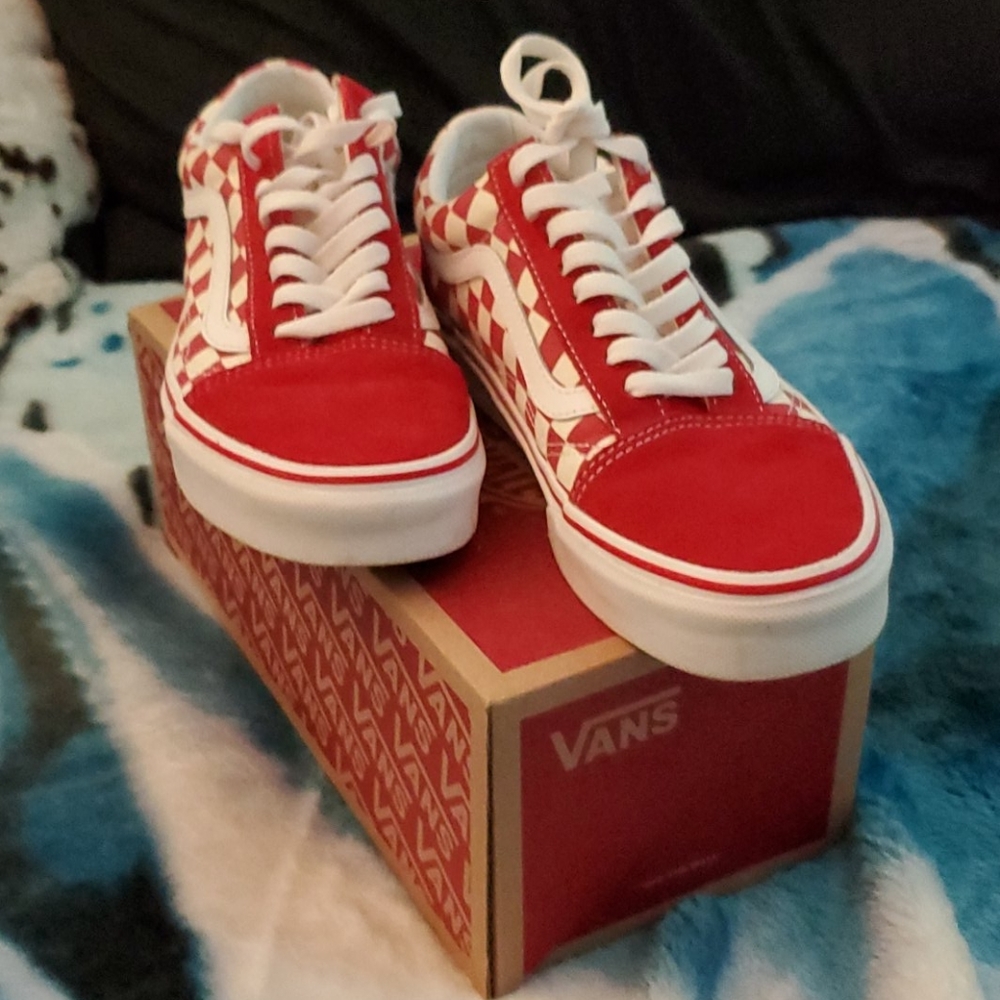 VANS Red and White